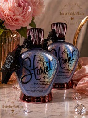 2 X Starlet Luxury Body Tanning Lotion Designer Skin NEW DHA Bronzer